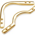 Small Brass Top Plates (S4655)